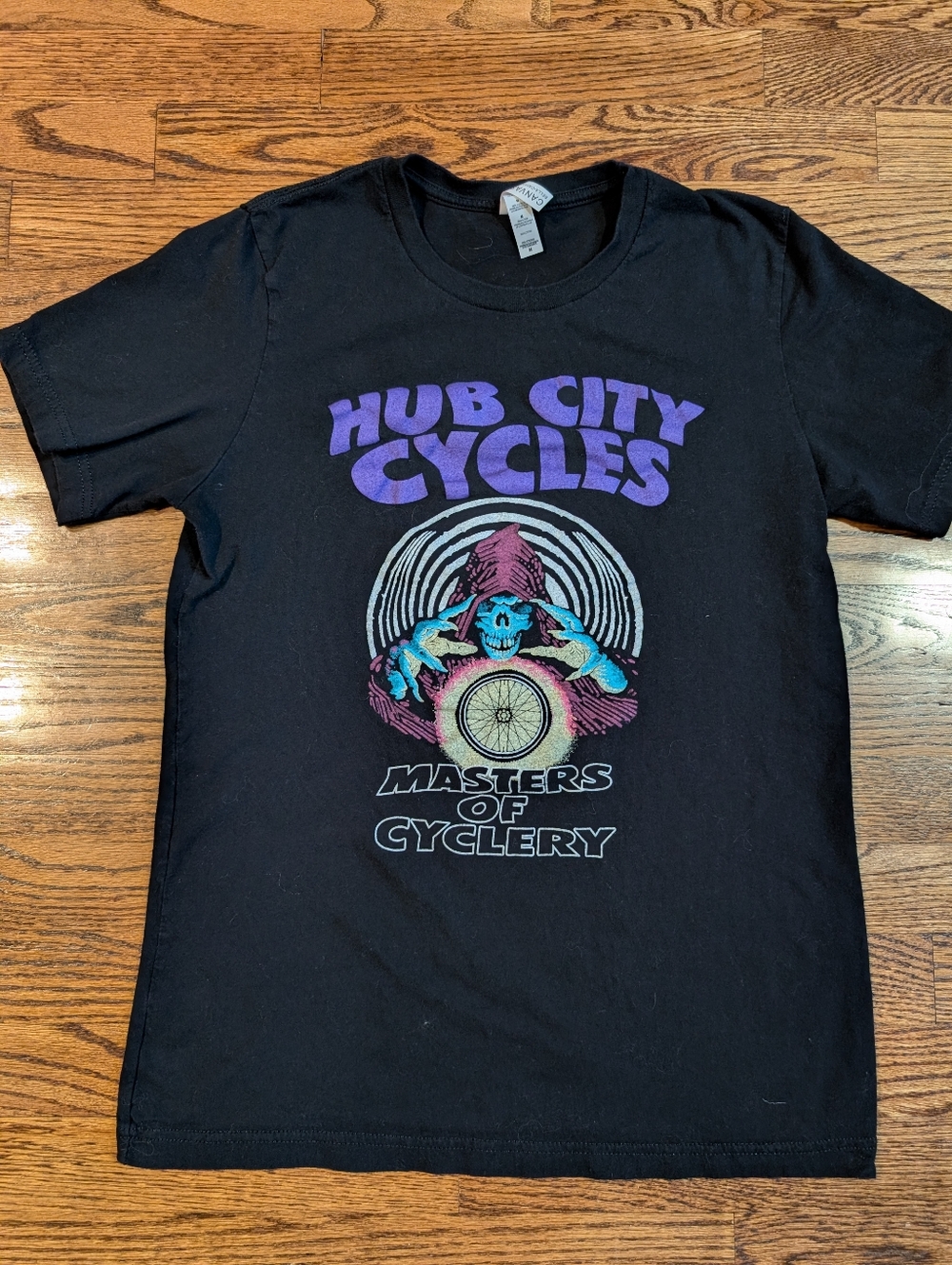 "Masters of Cyclery" Black Graphic T-Shirt
